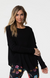 Onzie Raglan Pullover Top - Black