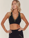 Onzie Hyper Beam Bra - Black Lemonade Onzie Hyper Beam Bra - Black Lemonade