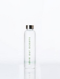 GLASS IS GREENER + CARRY COVER - 570 ML - BIRD PRINT GLASS IS GREENER + CARRY COVER - 570 ML - BIRD PRINT