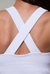Onzie Long X Back Tank - White Waffle