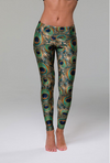 Onzie Long Legging - Green Peacock Onzie Long Legging - Green Peacock