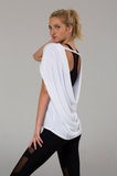 Onzie Drop Back Top - White Onzie Drop Back Top - White