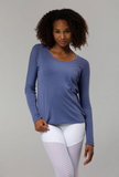 Onzie Drapey V Back - Slate Blue Onzie Drapey V Back - Slate Blue