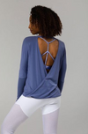 Onzie Drapey V Back - Slate Blue Onzie Drapey V Back - Slate Blue