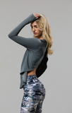 Onzie Tulip Long Sleeve Top - Metal Onzie Tulip Long Sleeve Top - Metal