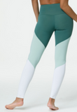 Onzie High Rise Track Legging - Pale Cacti Combo Onzie High Rise Track Legging - Pale Cacti Combo