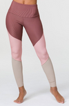 Onzie High Rise Track Legging - Toast Rib Combo Onzie High Rise Track Legging - Toast Rib Combo