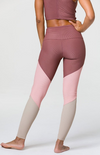 Onzie High Rise Track Legging - Toast Rib Combo Onzie High Rise Track Legging - Toast Rib Combo