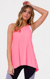 Onzie Tie Back Tank - Neon Coral Onzie Tie Back Tank - Neon Coral