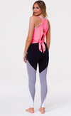 Onzie Tie Back Tank - Neon Coral Onzie Tie Back Tank - Neon Coral