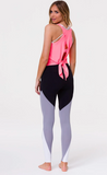 Onzie Tie Back Tank - Neon Coral Onzie Tie Back Tank - Neon Coral