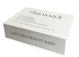 THIS IS SILK - White Stars SILK PILLOWCASE (22 momme) THIS IS SILK - White Stars SILK PILLOWCASE (22 momme)